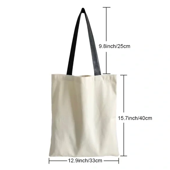 🆕 NWT Nightmare Before Christmas, Jack and Sally canvas tote Halloween 🎃 - Picture 2 of 7